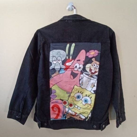 Nickelodeon Jackets & Coats Spongebob Squarepants 9s Y2k Jean